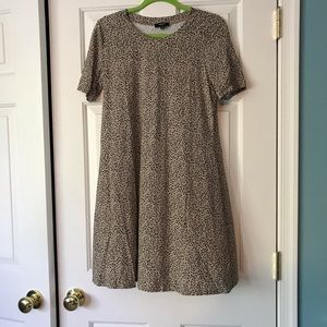 Leopard Print Swing Dress